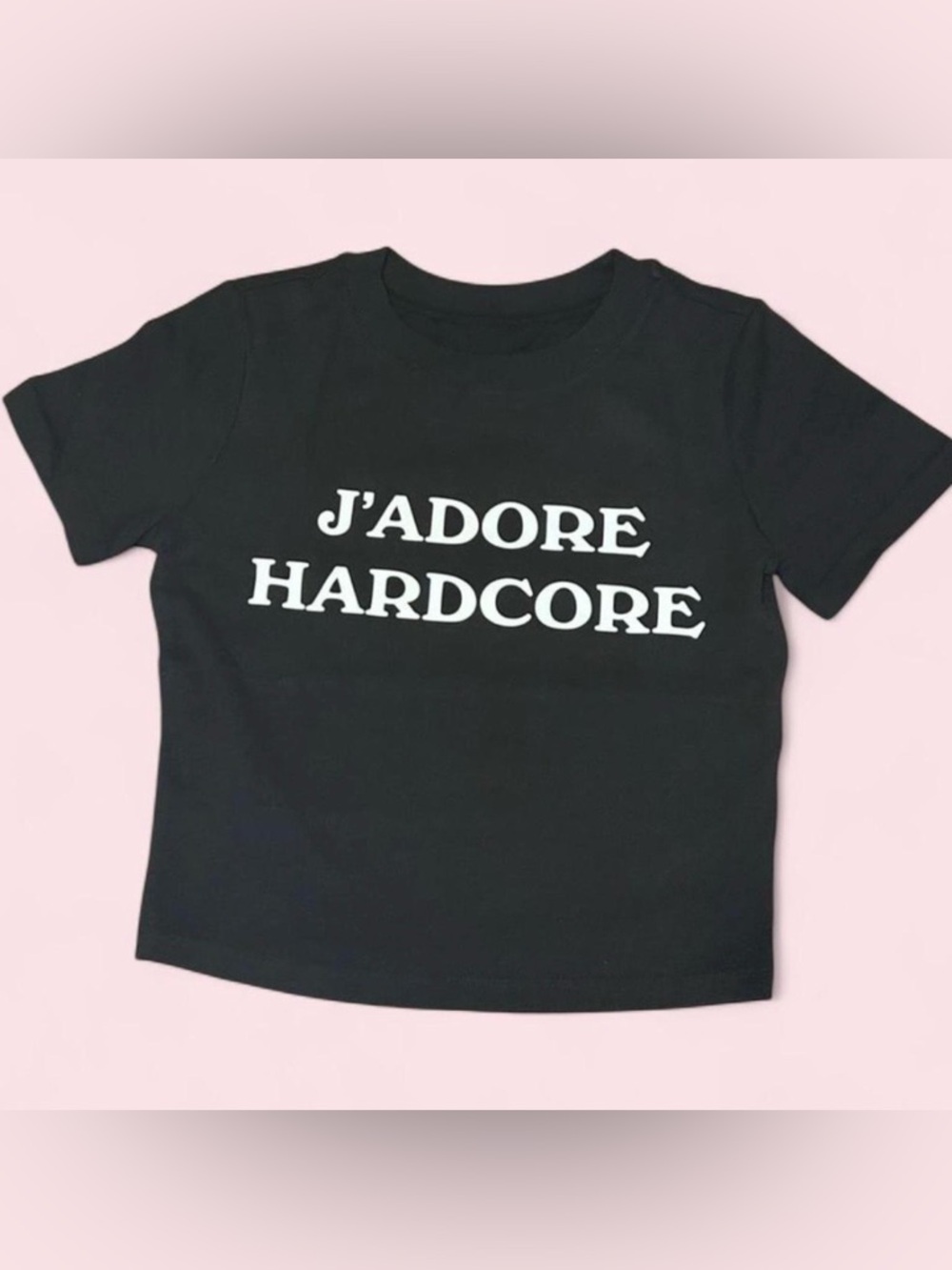 NIB sold out Forest Ink J’Adore Hardcore Baby Tee size XS